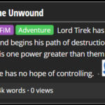 New Story The Meeting Time Unwound by Hail King Sombra