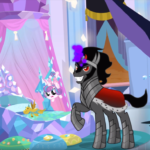 king sombra captures flurry heart from season 9 by Hail King Sombra