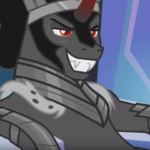 king sombra enthroned 1 from season 9 by Hail King Sombra